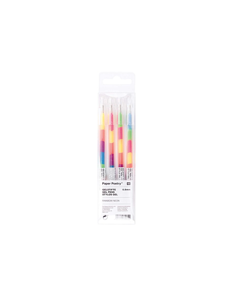 Paper Poetry Gelstifte Regenbogen Neon