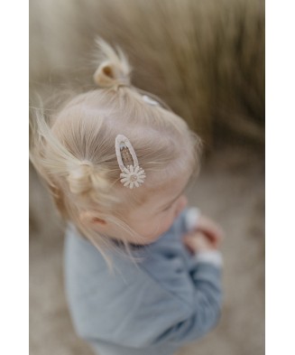Leevje Haarspange 'Corduroy daisy clips'