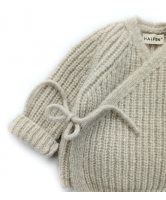 Halfen Wickel-Strickcardigan