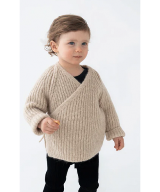 Halfen Wickel-Strickcardigan