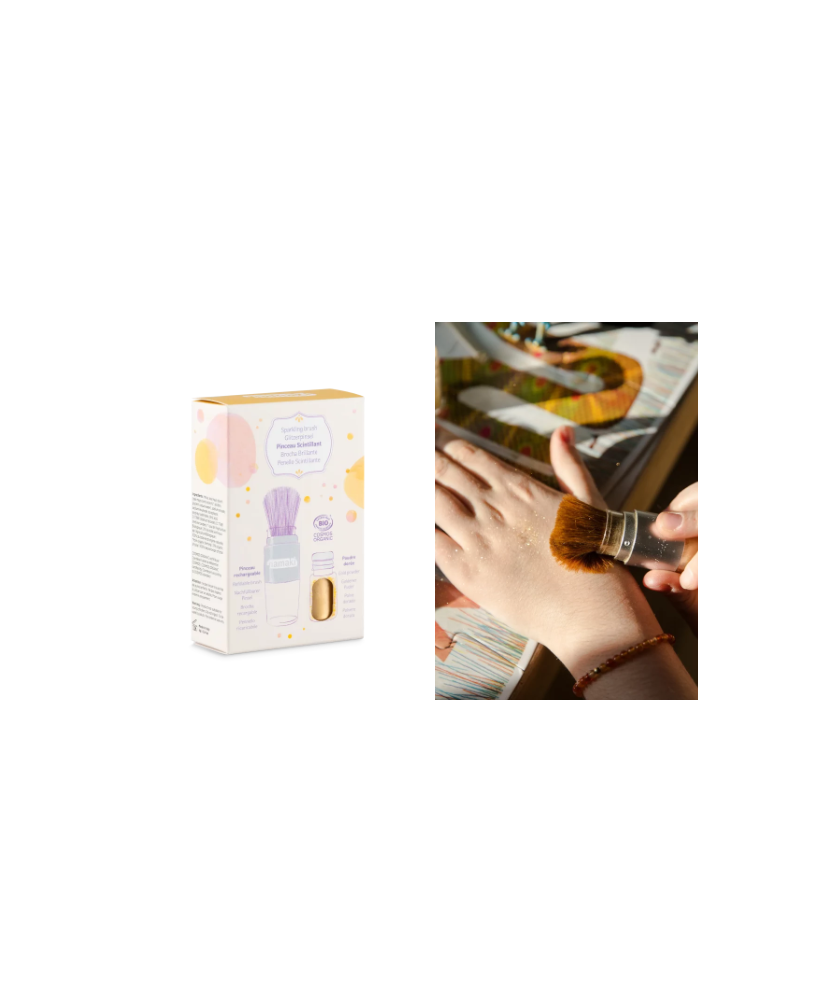 Namaki gold Glitzerpuder mit Pinsel