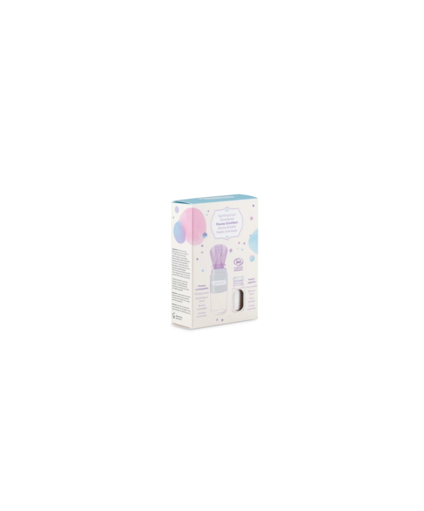 Namaki silber Glitzerpuder mit Pinsel