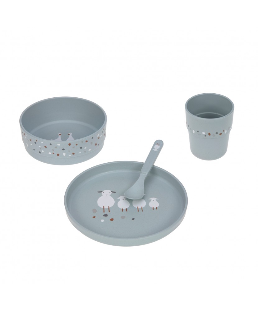 Lässig `Schaf&Gans´ Kindergeschirr 4-teilig