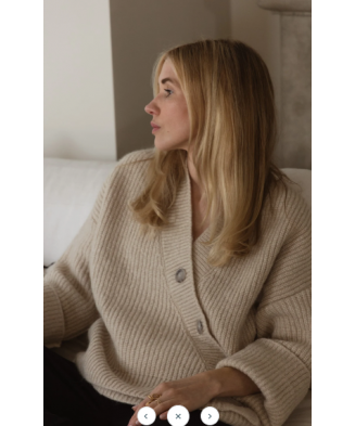 Halfen asymetrischer Cardigan