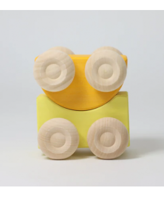 Grimms Stapel-Autos Gelb