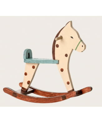 Maileg Maus Schaukelpferd